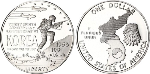 Usa dollaro argento 1991 - dollaro,
