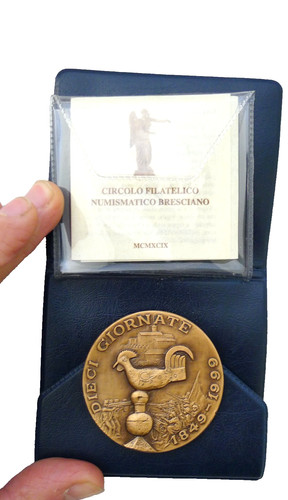 Medaglia brescia risorgimento - brescia,