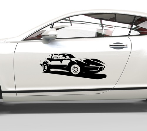 Adesivo auto corvette - auto,