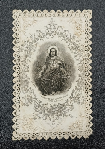 Santino sacro cuore gesù - di,