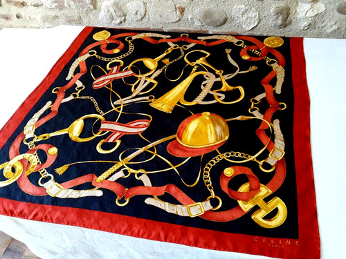 N23 foulard carre soie - n23,