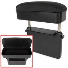 BRACCIOLO UNIVERSALE CON REGOLAZIONE IN ALTEZZA ECOPELLE NERO TUTTI MODELLI AUTO