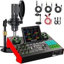 Microfono Con Mezclador De