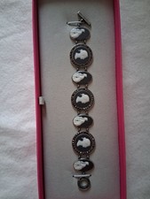 Bracciale stile cammeo diaspro