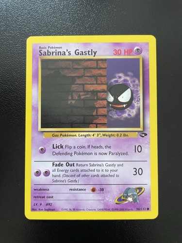 Pokemon sabrina gastly gym - sabrina's,