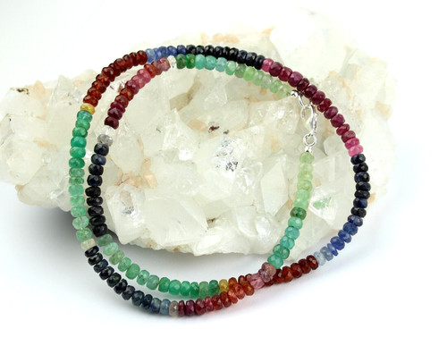 Collana rubino zaffiro - rubino,