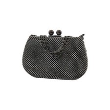 Borsetta Donna Con Strass Pochette Rigida Clutch Da Sera Cerimonia Elegante