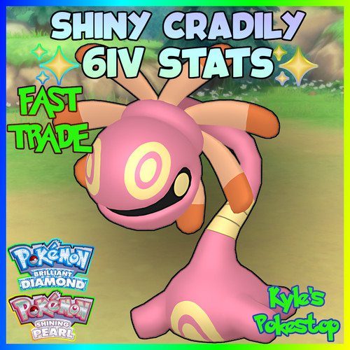6iv shiny cradily - ✨,