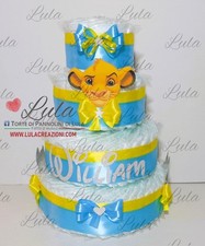 Torta Pannolini Cartoons