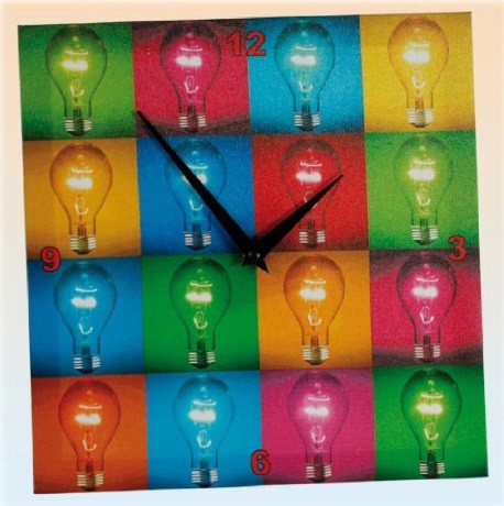 Orologio parete quadrato - orologio,