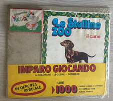 IMPARO GIOCANDO ED.LE STELLE+FAVOLA BIANCANEVE+PASTELLI,ALBUM,BLISTERATO ANNI 70