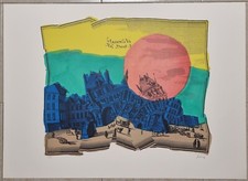 Jiri Kolar - serigrafia firmata - Jiří Kolář  - Repubblica ceca - surrealismo