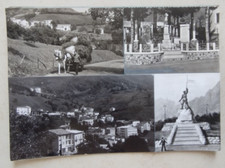 bp104 cartone con incollate 4 bozze foto di lodrino provincia brescia lombardia