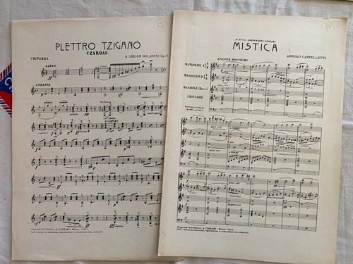 Spartiti musicali plettro - spartiti,