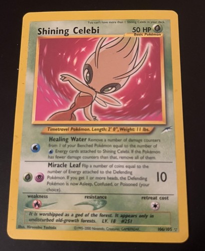 Shining celebi 106 105 neo - 106/105,