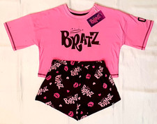 Set pigiama donna BRATZ (Vedi dietro) 2XSto2XL Pk top e pantaloncini Pj Primark con licenza