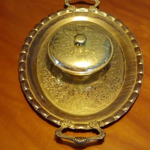 Vassoio tondo con coperchio - , e