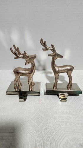Pair rosegold reindeer - pair, of
