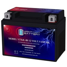 Mighty Max YTX4L-BS - 12 Volt