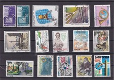 ITALIA - USATI - LOTTO DI FRANCOBOLLI DELLA REPUBLICA 14 ALTI VALORI