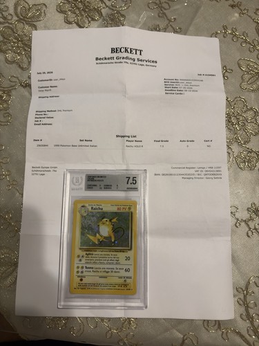 Pokémon raichu holo rara - pokémon,