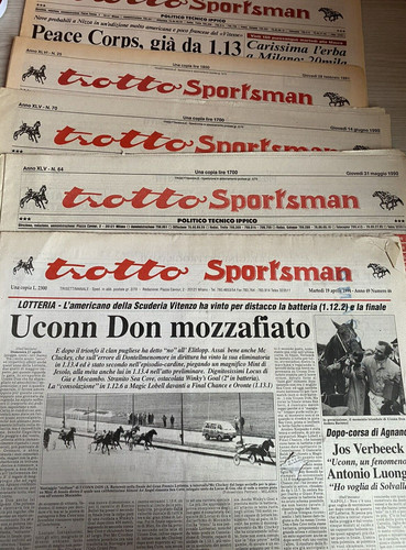 Lotto giornali cavalli - lotto, 10