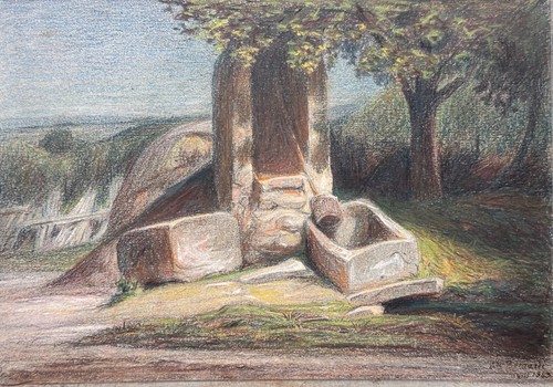 Bella disegno antico paesaggio - bella,