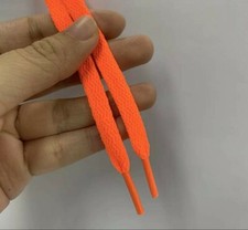 Lacci Scarpe piatti colorati Nike,Adidas,Converse 120 cm flat shoelaces ARANCIO 