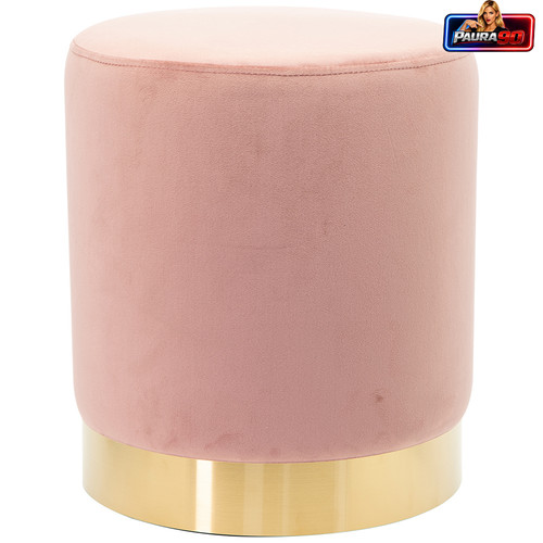 Pouf poggiapiedi velluto - pouf, in