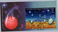 Namibia 2000 H.E.S.S. Foglio ricordo astronomia telescopi MNH Scott 960