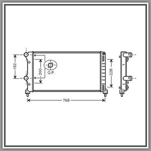 Radiatore fiat doblo - fiat, doblo-(anno