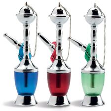 1 Narghilè Mini Shisha Colorati in Metallo e Vetro narghile