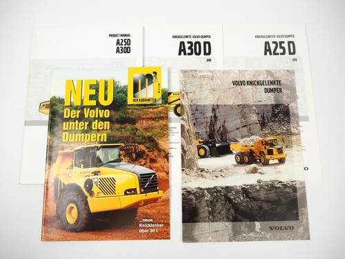 Depliant volvo a25d - depliant, a30d