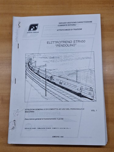 Libro ferrovia elettrotreno - libro,
