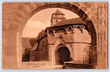 Cartolina Rothenburg Baviera Germania Porta Ospedale Postata 1908