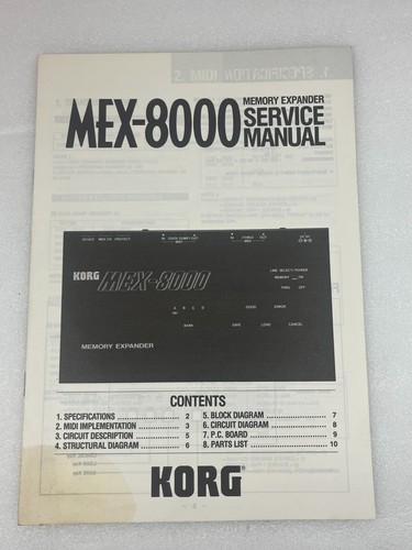 Korg mex 8000 memory - mex-8000,