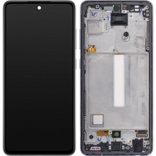 DISPLAY LCD TOUCH FRAME ORIGINALE SERVICE PACK SAMSUNG GALAXY A52S 5G A528B NERO