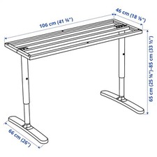 IKEA Bekant Sottotelaio Tavolo