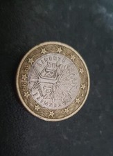 Moneta 1 euro albero francese