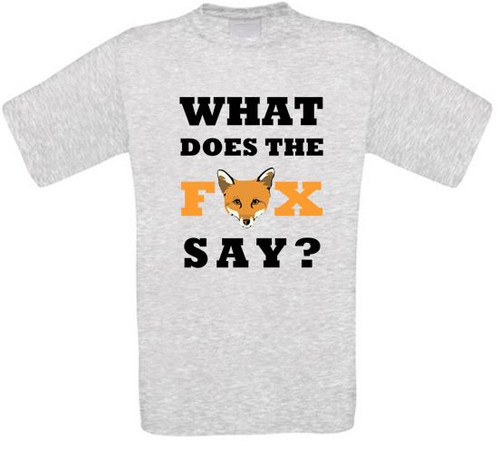 Cosa dice volpe t shirt - dice, la
