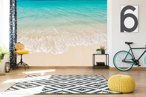 Carta parati beach waves - da,