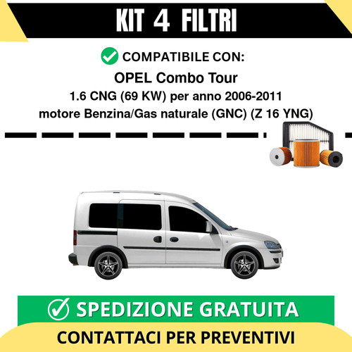 Kit filtri tagliando - kit, 4