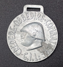 MEDAGLIA GIL VARIANTE DISTINTIVO GIOVENTÙ ITALIANA DEL LITTORIO PNF VENTENNIO