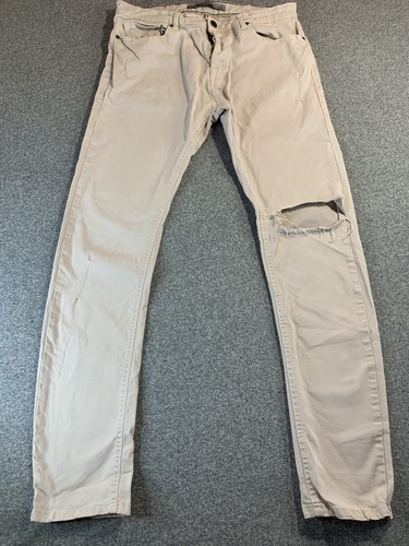 Zara jeans uomo avorio - zara, 32