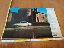 bozzetto manifesto pubblicità Fiat 132 su rivista Gente 1979
