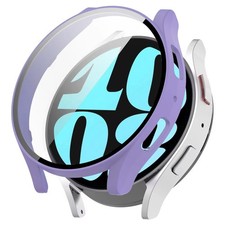 Coque dure pour Samsung Galaxy Watch 40 mm Série 4/5/6/7/FE 40mm Violet Lilas