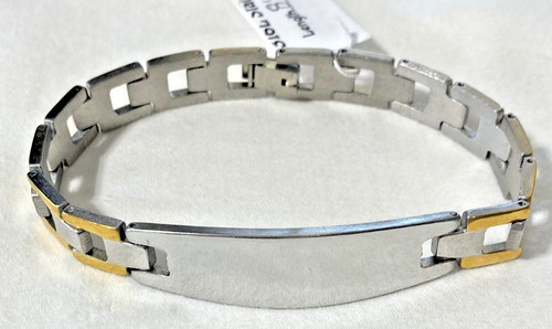 Bracciale maglia bicolore - id,