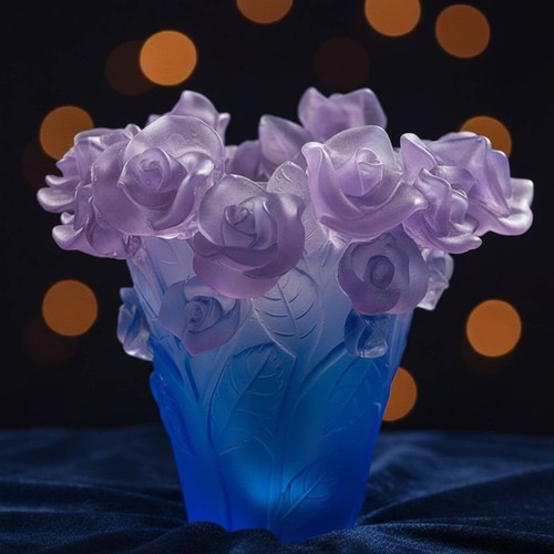Vase pâte verre - en, fait