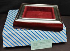 Svuotatasche Diadema Argenti - Legno Rifinito Con Velluto Bordeaux 