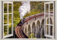 Adesivo murale Jacobite treno